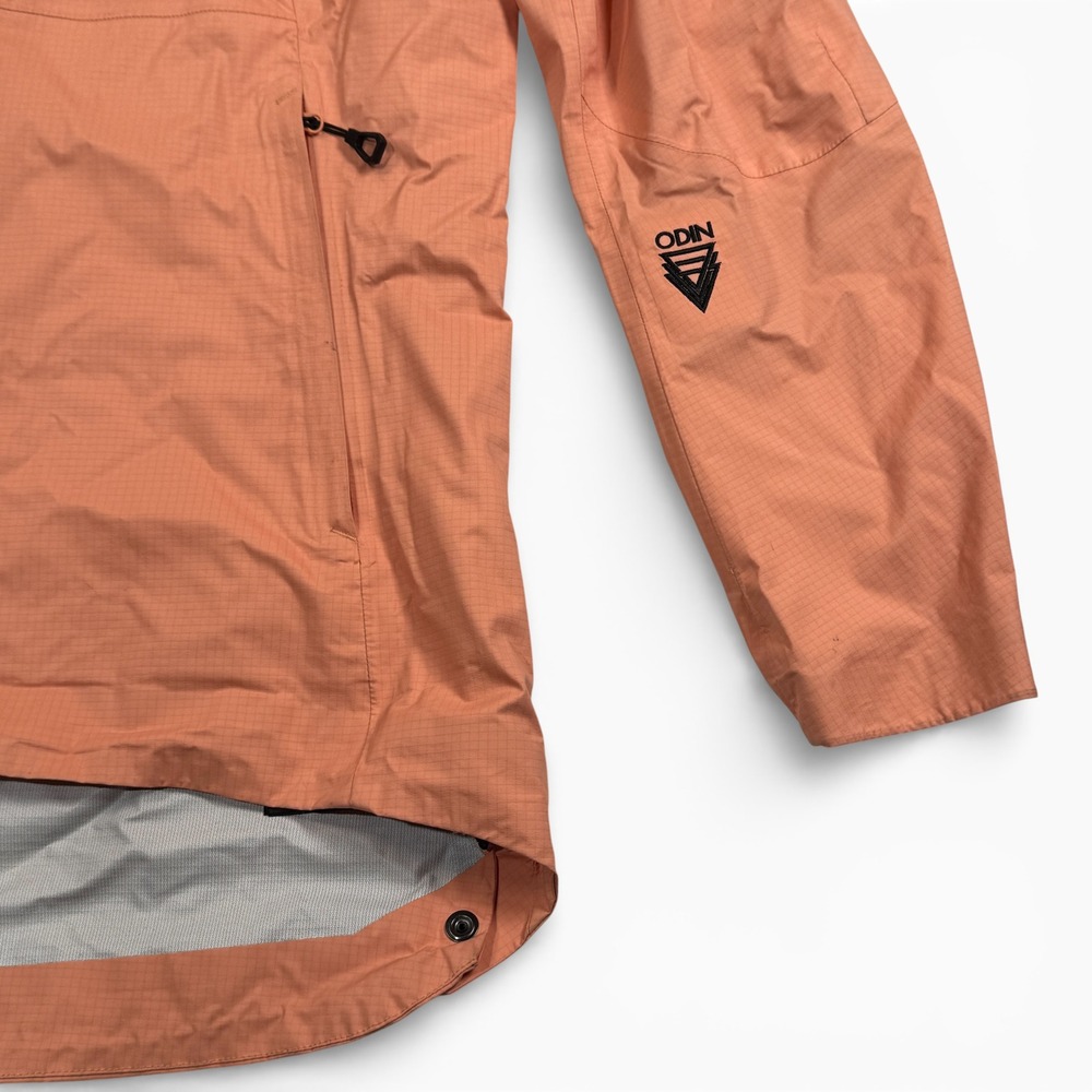 Helly Hansen Odin Light 3D Air Shell Rain Jacket Womens Small Peach Hooded - Picture 10 of 16